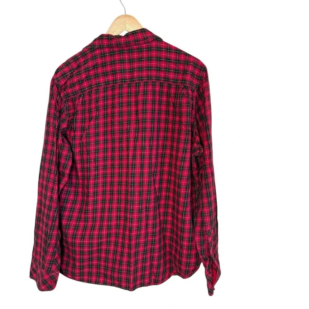 Victoria's Secret Red Plaid 2 Piece Pajama Set XL Holiday Christmas Heritage‎